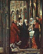 MEMLING, Hans The Presentation in the Temple ag oil painting on canvas